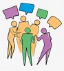 Transparent People Talking Png - Group Of People Talking Clipart, Png ...