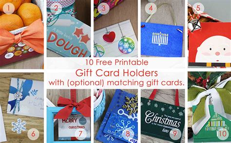 Are they worth their higher price? OVER 50 Printable Gift Card Holders for the Holidays | GCG