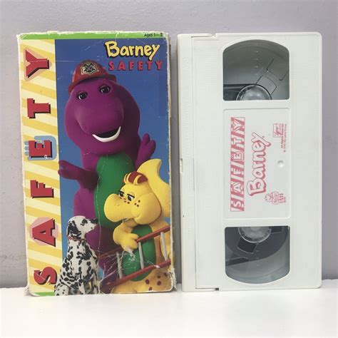 Barney And Friends Safety Vhs Video Tape Vtg Grelly Usa