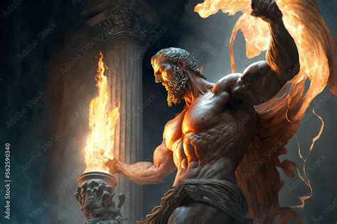 4K Resolution Or Higher Prometheus Bringing The Fire To Greek God