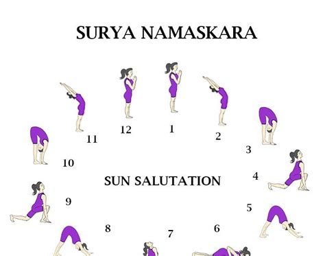 Sun Salutation In Sansrit Surya Namaskar B Sanskrit Diagram Yoga