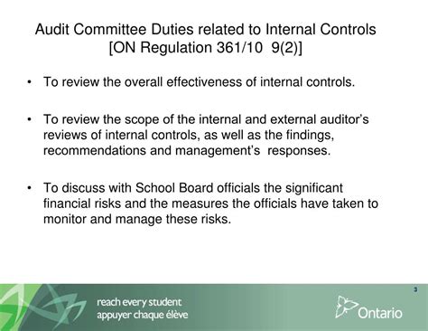 Ppt School Board Audit Committee Training Module 3 Evaluation Of
