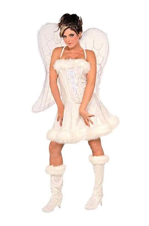 underwraps women s sexy heavenly angel costume large