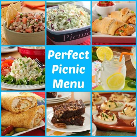 Perfect Picnic Menu 50 Make Ahead Picnic Recipes Picnic Foods