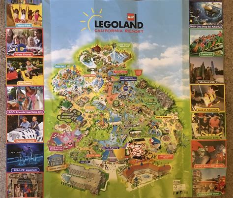 2018 Legoland Theme Park Map
