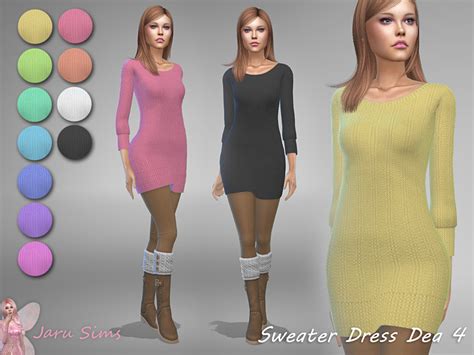 The Sims Resource Sweater Dress Dea 4