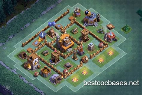 Looking For A Decent Builder Hall 4 Base To Gain Some Trophies Check