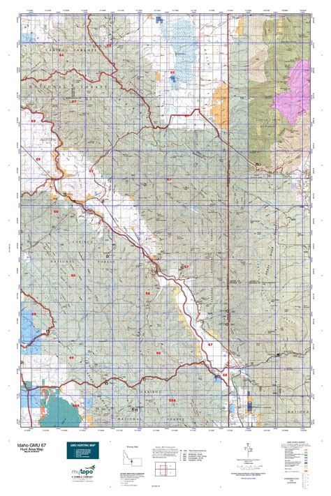 Idaho Gmu 67 Map Mytopo