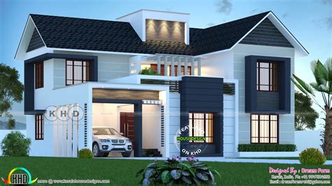 4 Bedroom 2550 Sqft Modern Home Design Kerala Home