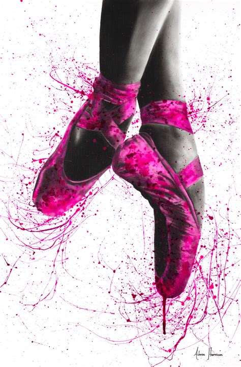 Welcome To The Art Gallery Ballet Shoes Art Ballerina Art Pink Art