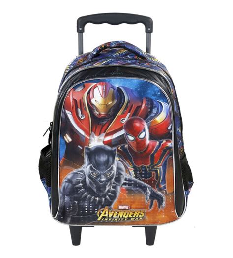 Mochila De Rodinhas Tam 16 Xeryus Avengers Armored 7490