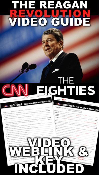 The Reagan Revolution From Cnns The Eighties Video Guide And Video