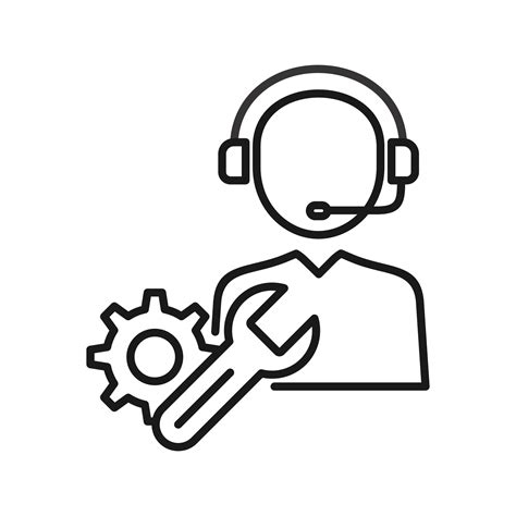 Technical Support Seo Line Icons 376226 Vector Art At Vecteezy