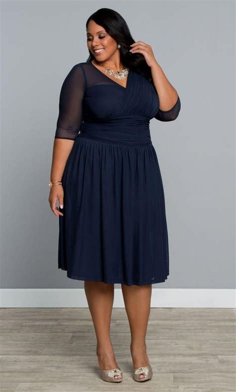 Plus Size Navy Blue Dress With Sleeves Naf Dresses Navy Blue