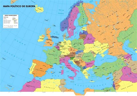 Mapa Pol Tico De Europa Mapa De Europa