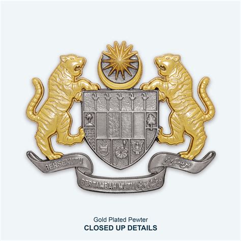 Coat Of Arms Of Malaysia Jata Negara Malaysia Pembekal Cenderamata