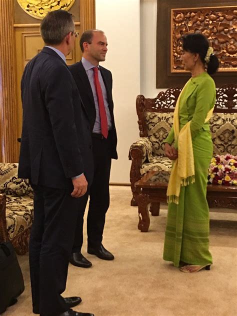 Fileben Rhodes And Aung San Suu Kyi In Naypyidaw Wikimedia Commons