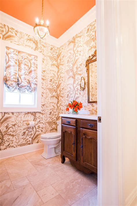 Country French Powder Room French Country Powder Room Other By