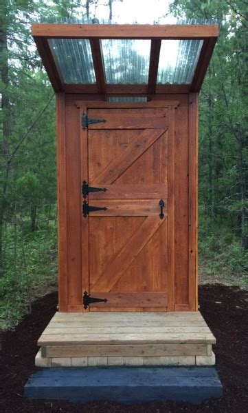 Plus, in the summer heat it can be fun to shower outside! Ana White | Our Pacific Northwest Privy - DIY Projects