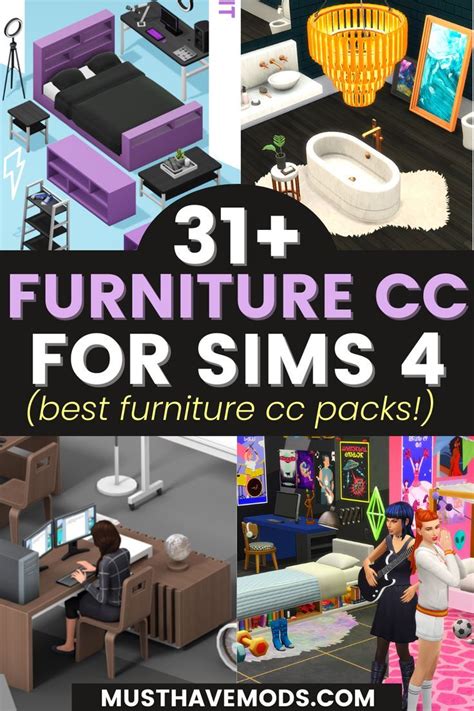 31 Incredible Sims 4 Furniture Cc Packs You Need In Your Game Sims 4