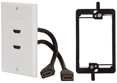 Shop Hdmi Wall Plates With Included Cables In White Buyers Point
