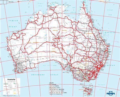 Australia Road Maps