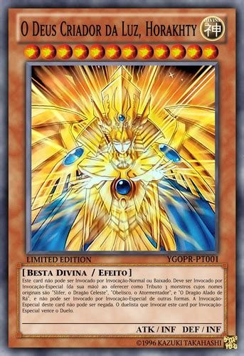 Cartas Yugioh 3 Horakhty R 3100 Em Mercado Livre