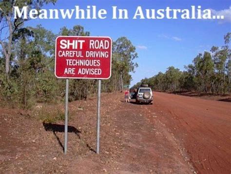Outback Road Signs Australia