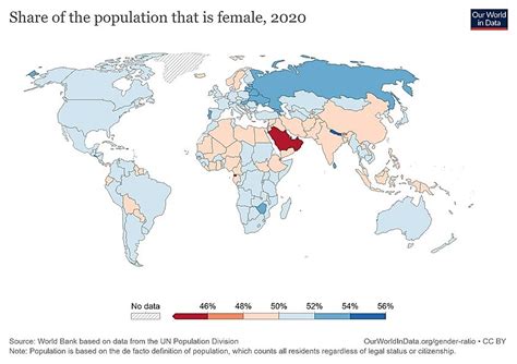 Countries Where Women Far Outnumber Men Worldatlas