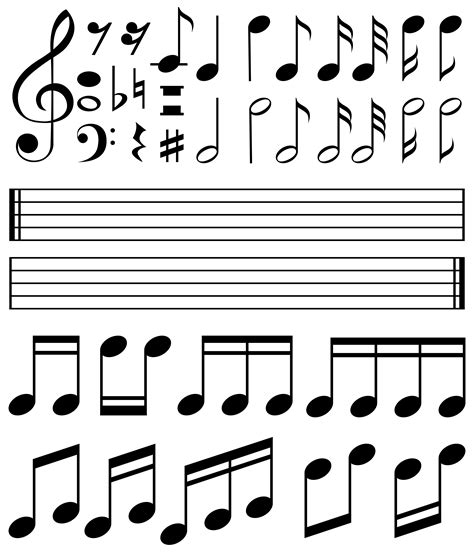 Music Notes On Lines