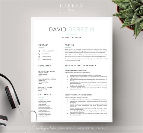 Jobhero's cover letter templates take the hassle out of the whole experience and make it as easy as possible. Modern resume & CoverLetter Template | Creative Cover ...