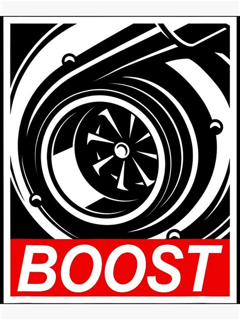 Turbo Turbocharger Boost Retro Vintage Jdm Tuning Car Poster For Sale