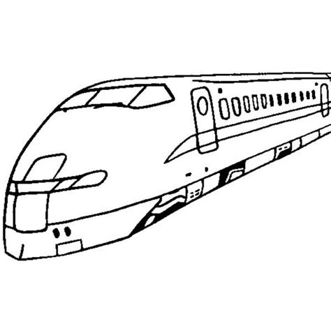 For boys and girls, kids and adults, teenagers and toddlers, preschoolers and older kids at school. High Speed Train for Passanger Coloring Page | Color Luna