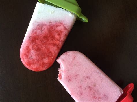 Strawberry Coconut Margarita Popsicles Once In A Blue Spoon