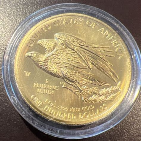 2015 W Us Gold 100 American Liberty High Relief 1oz Coin In Capsule No