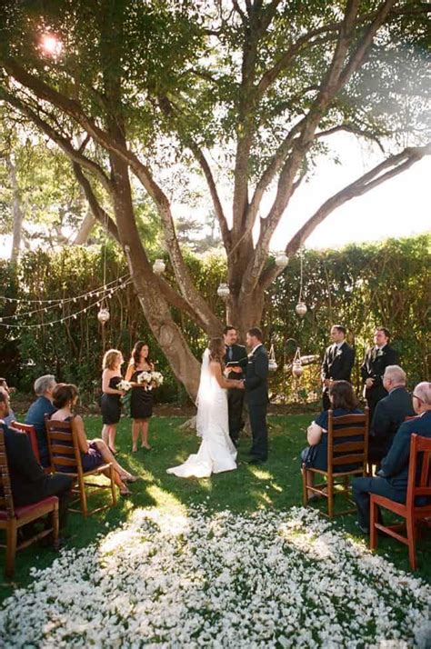 Small Backyard Wedding Best Photos Backyard Wedding