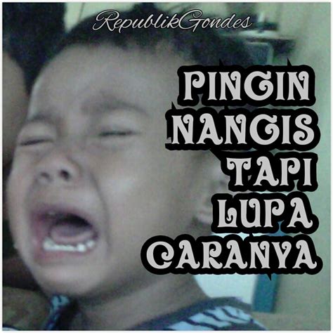 Gambar Meme Nangis Lucu Gambar Custom Hd