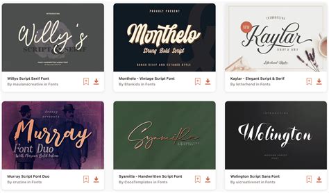 40 Best Script Fonts For Logo Design And Branding Free And Paid