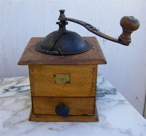 Rare Late 1800s French Coffee Mill Grinder Great By Maisondelarue