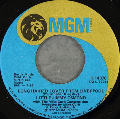 Long Haired Lover From Liverpool Discogs