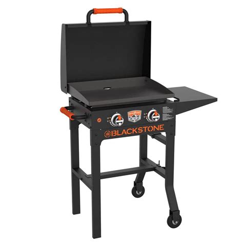 Blackstone On The Go 2 Burner Propane Gas Grill 22 In Flat Top Griddle