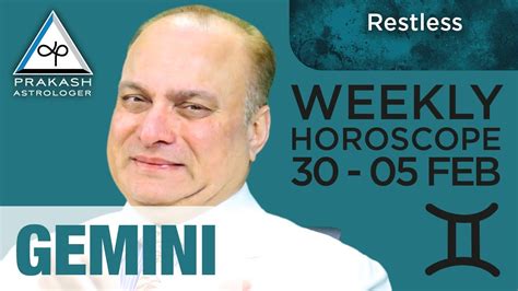 Gemini Weekly Horoscopes Video For 30th January 2023 Preview Youtube