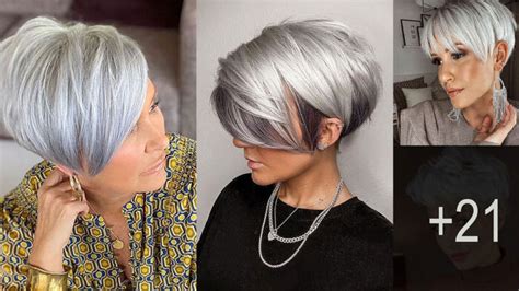 20 trendy short grey haircuts