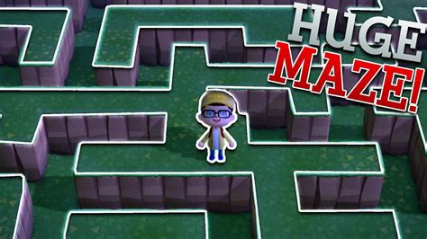 So I built a Maze in Animal Crossing... - YouTube