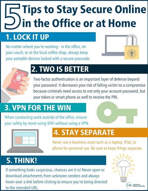5 Tips To Stay Secure Online In The Office Or At Home