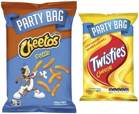 Burger Rings Twistiescheetos Or Toobs Snack Party Size Bag 150g 270g Offer At Coles