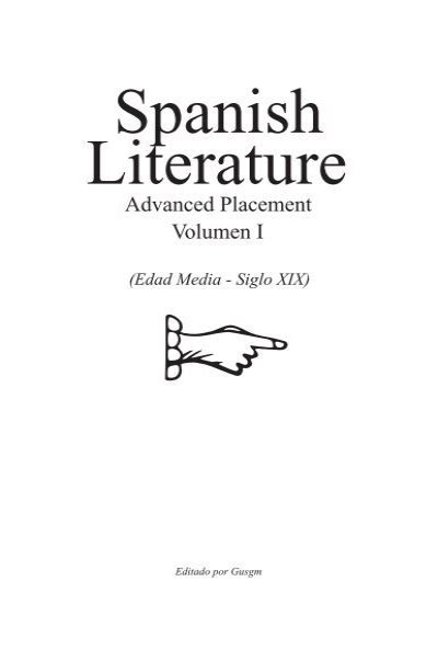 Ap Spanish Literature En Pdf