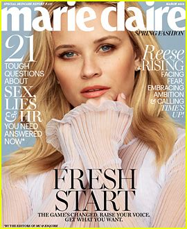 Reese Witherspoon Reveals How She Combats Her Fears Magazine Reese Witherspoon Just Jared