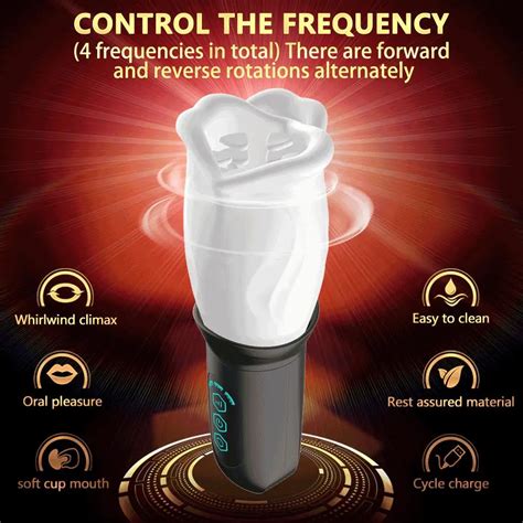 360 Rotating Vibrator Automatic Male Masturbator For Men Cup 3d Tongue