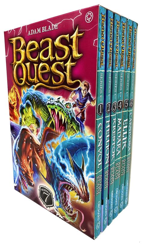 Beast Quest Pack Series 7 6 Books Rrp £2994 37 Convol 38 Hellion